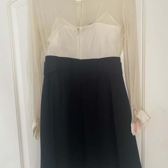 Donna Karen Vintage Black and White Princess Dress - Picture 2 of 3